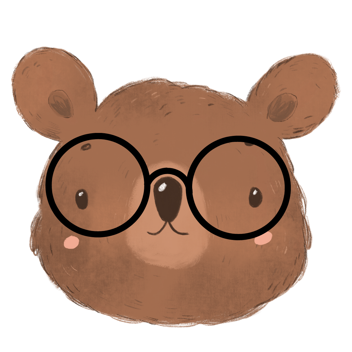 Miś w czarnych okularach